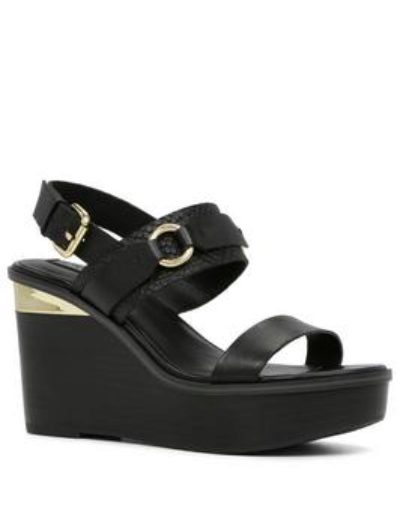 Aldo Flora Two Strap Buckle Wedge Aldo Flora Two Strap Buckle Wedge
